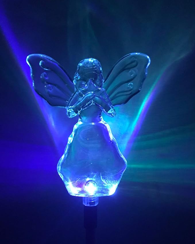 Solar Garden Stake Lights with Color Changing LED or Regular White LED - Image 2