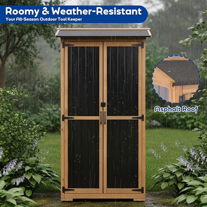 Storage Cabinet Outdoor Garage Cabinets - Image 3