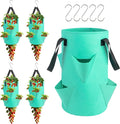 5 Pack Upside Down Strawberry Hanging Planter, 3 Gallon Tomato Hanging Grow Bags by Unknown