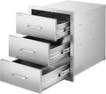 VEVOR Outdoor Kitchen Drawers 18.11" W x 23.23" D x 23.23" H, Triple-Access by VEVOR