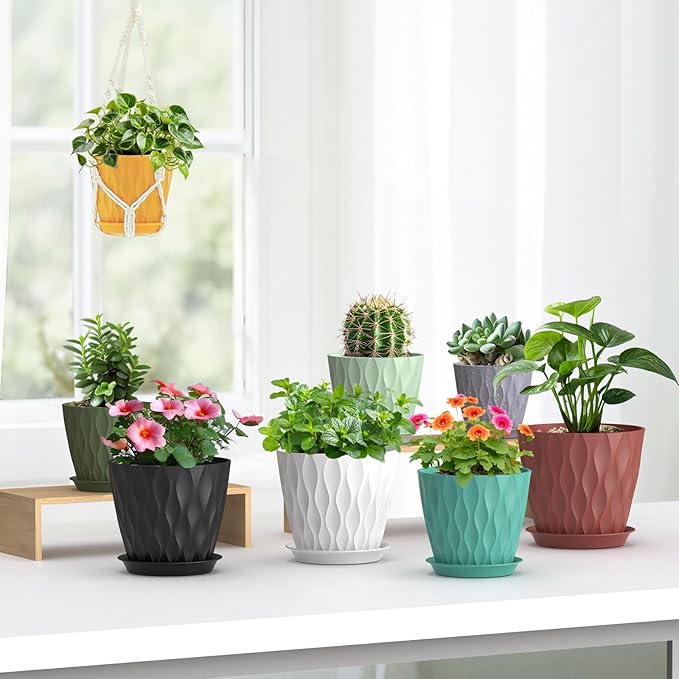 7/6.5/6/5.5/5/4.5/4 inch Plant Pots - Image 4