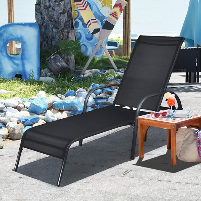 Giantex Patio Lounge Chair, Outdoor Chaise Lounge by Giantex