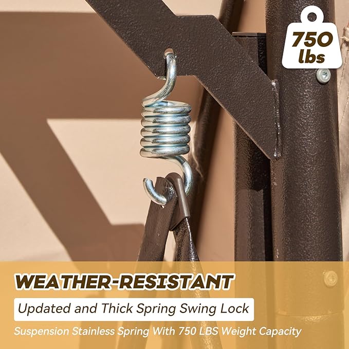 3 in 1 Outdoor Porch Swing - Image 5