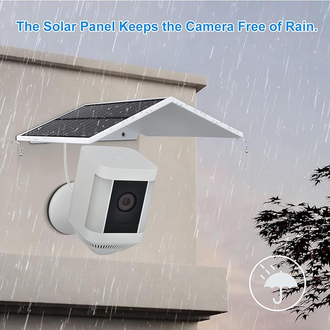 Solar Panel for Ring Camera Spotlight Cam Plus/Pro & Stick Up Cam/Pro Battery - Image 4