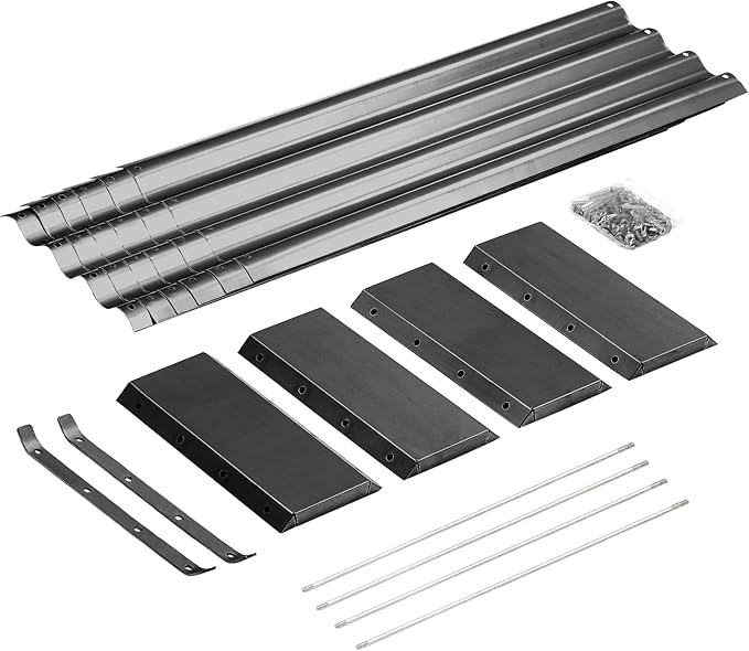 Land Guard 3 Pack 6×3×1ft Galvanized Metal Raised Garden Bed, Metal Planter Kit - Image 4