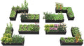 A ANLEOLIFE 8-Pack 6X3X1.5ft & 74x74x18 in Deep Root Galvanized Raised Garden by AAnleolife