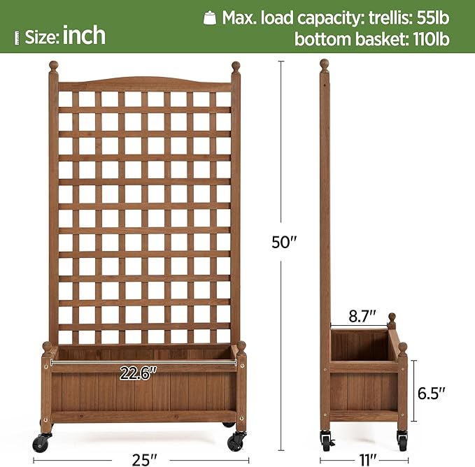 Yaheetech 50" H Raised Garden Bed - Image 3