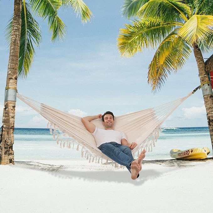 Hammock Hanging Swing Double Max 500lbs Macrame - Image 3