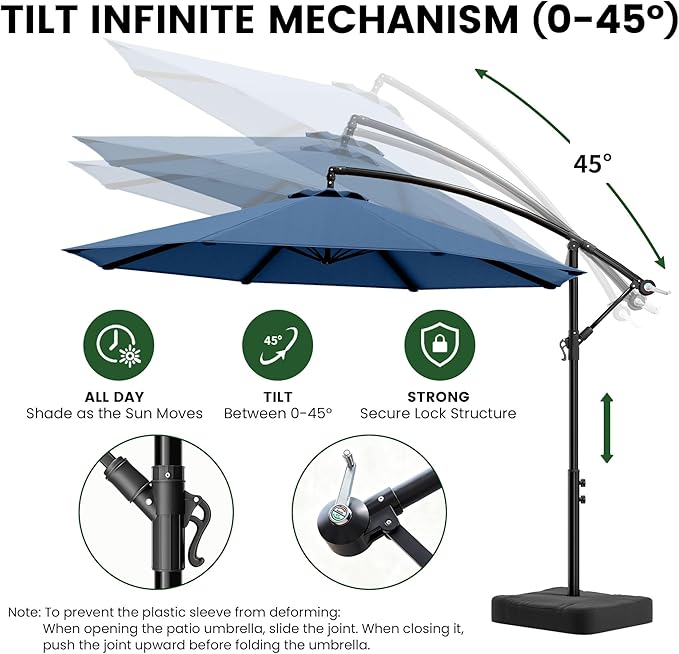 OLILAWN 10ft Patio Umbrella - Image 7