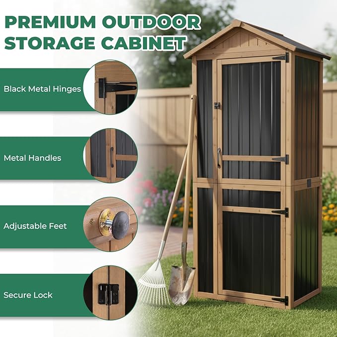 Large Outdoor Storage Cabinet - Image 2
