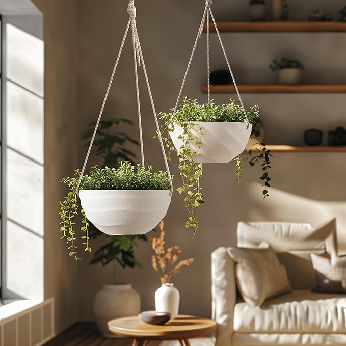 La Jolie Maison 10 Inch Hanging Planters - Image 6