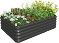 4.3x3.0x1.0ft Raised Garden Bed Kit, Rustproof PP Material Garden Box, Flower by Sprimden