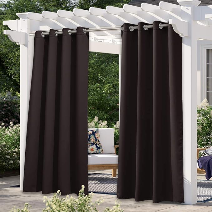 NICETOWN Indoor & Outdoor Curtain 95 Long by NICETOWN