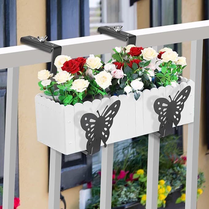 Planter Box Bracket, Adjustable Hang Window Box Holder - Image 7