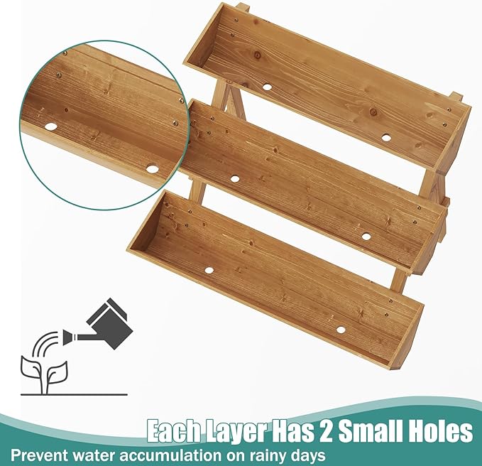 Raised Garden Bed, 3 Tier Vertical Garden Planter - Image 4