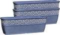 Classic Home and Garden Corinthian Trough Planter, Slate Blue by ClassicHomeandGarden