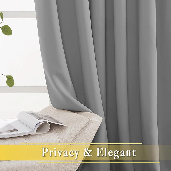 NICETOWN Blackout Sliding Door Curtain - Image 5