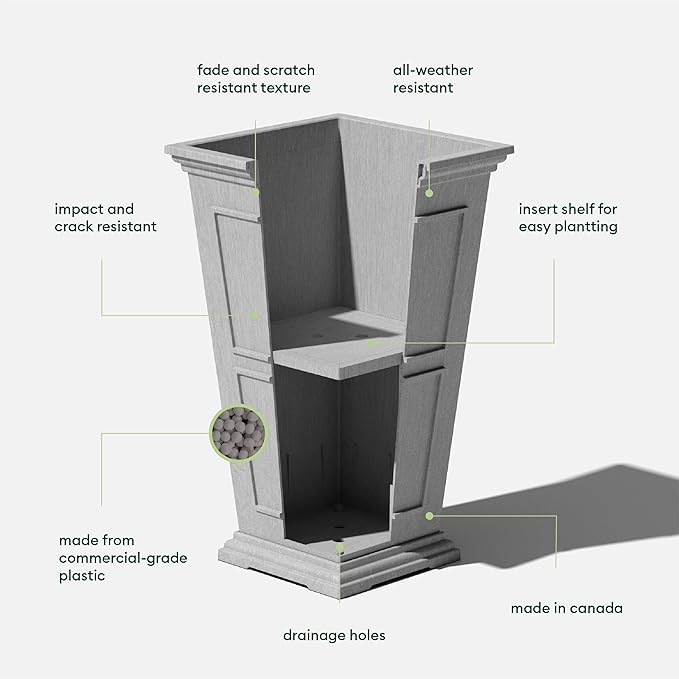 Veradek Brixton Series Tall Planter - Image 3