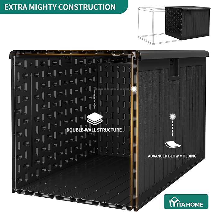 YITAHOME 150 Gallon Large Deck Box - Image 4