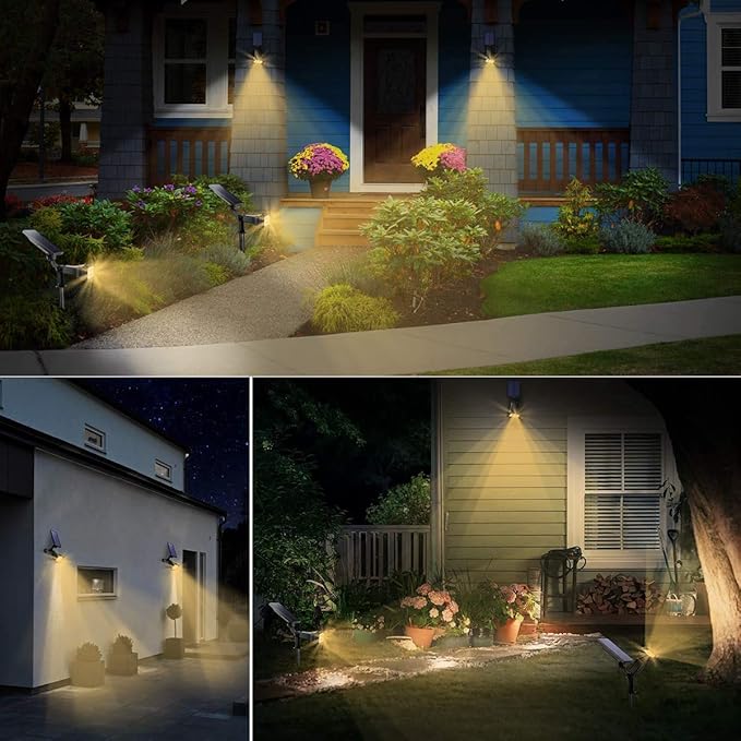 URPOWER Solar Lights Outdoor, Adjustable Solar Spot Lights Outdoor Spotlight - Image 7