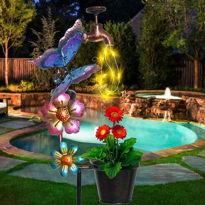 Afirst Solar Outdoor Lights Decorative - Image 7