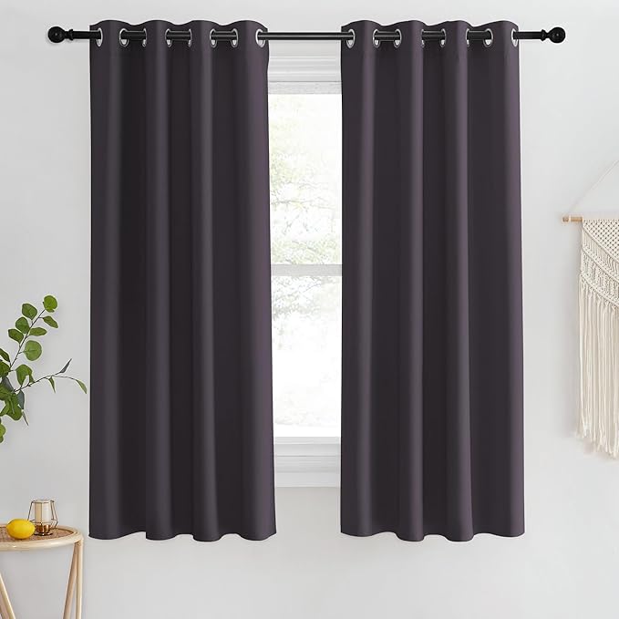 NICETOWN Blackout Short Curtain 63 inches Long by NICETOWN