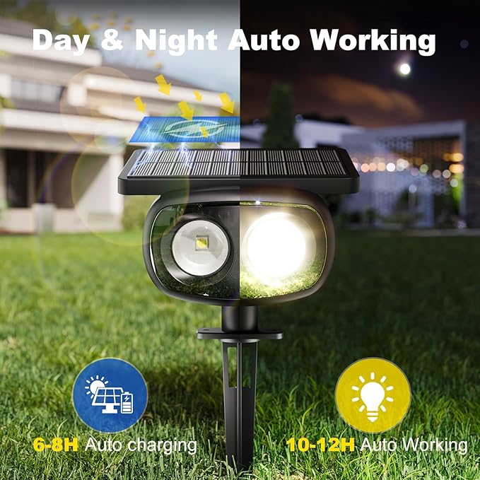 Solar Spot Lights Outdoor Waterproof IP68, RGB Colors Changing Solar Lights - Image 5
