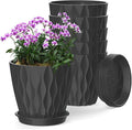 6 Inch Plant Pots, 6 Pack Indoor Flower Pots, Planters by SQKH