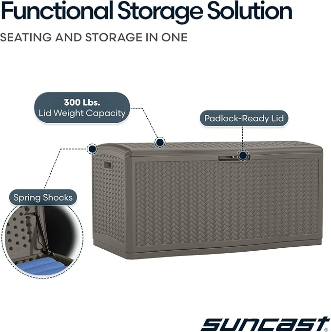 Suncast Extra Large Deck Box - Image 6
