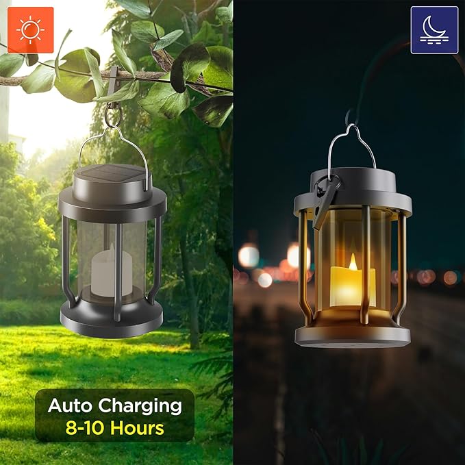 Solar Lantern Outdoor & Indoor Use – Hanging Solar Lights - Image 2