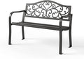 Sophia & William Outdoor Bench, Metal Garden Bench, Cast Iron Park Benches by SophiaWilliam