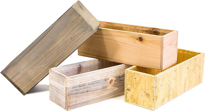 Wooden Planter Box, Table Centerpiece - Image 3