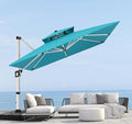 ABCCANOPY Patio Umbrella Cantilever Double Top Outdoor Offset Umbrella by ABCCANOPY