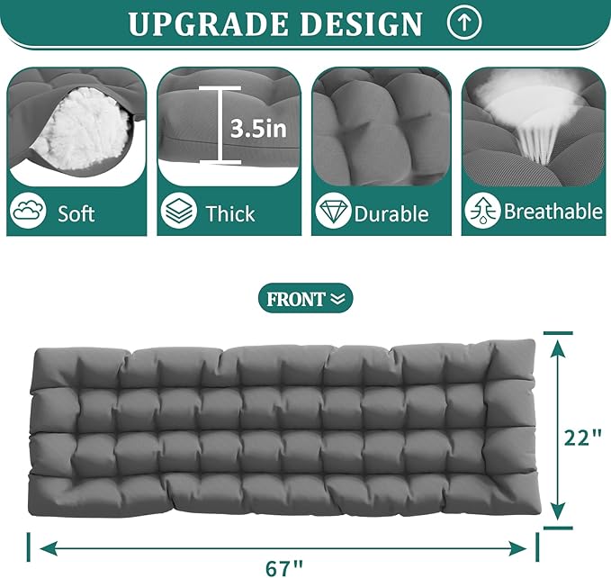 UDPATIO Oversized Zero Gravity Chair 29In XL Patio Reclining Chair - Image 5