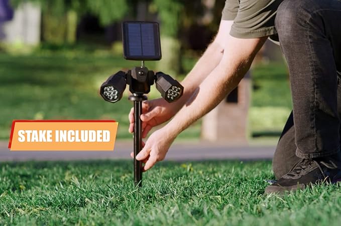 Bell+Howell Bionic Spotlight Duo Deluxe Solar Lights: Effortless Outdoor - Image 3