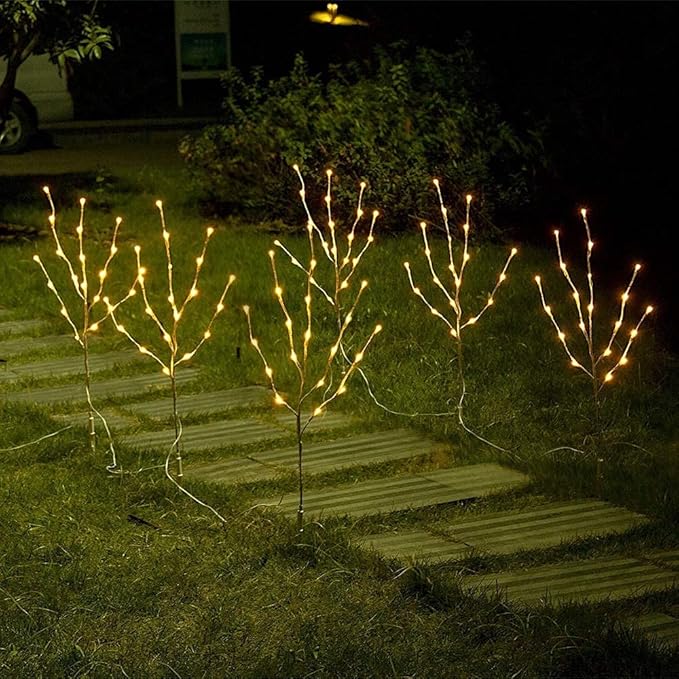 Vanthylit 3PK 30'' Lighted Birch Twig Branches - Image 5