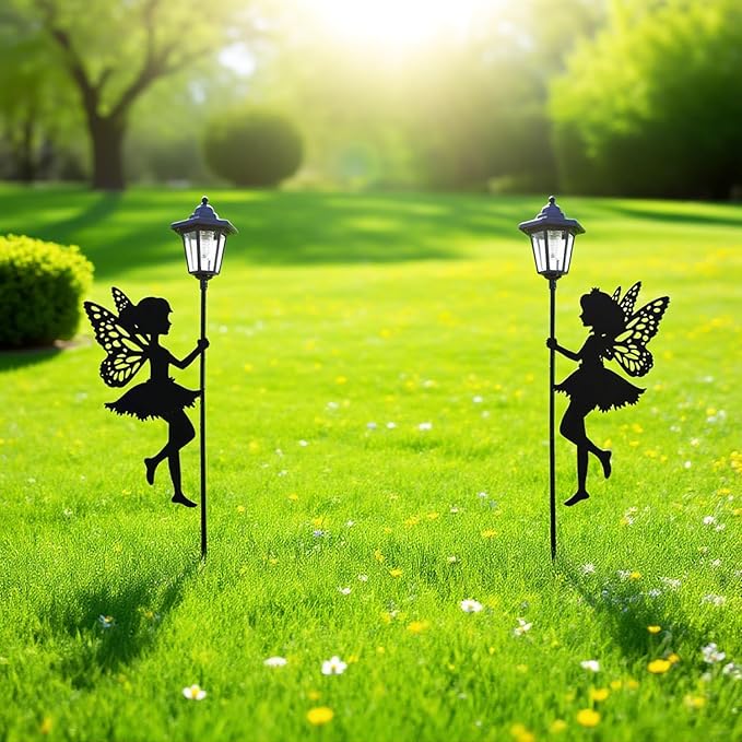Solar Fairy Garden Stake Decorative Lantern Outdoor Waterproof, Outdoor Garden - Image 6