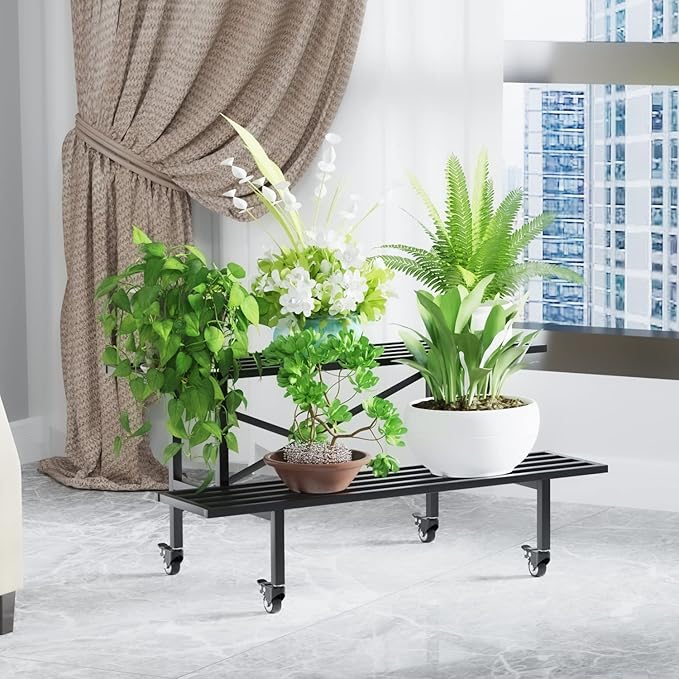 Zhongma 2 Tier Sturdy Metal Plant Stand - Image 4