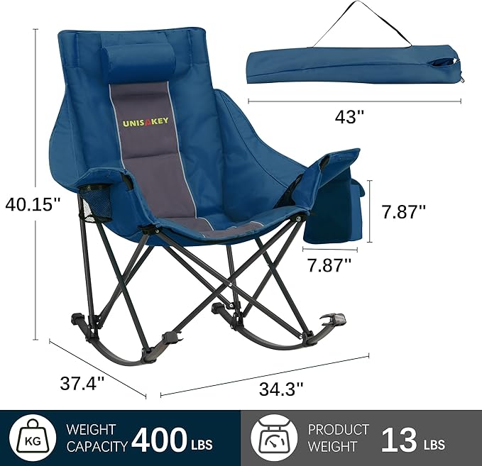 Oversized Rocking Camping Chair - Image 3