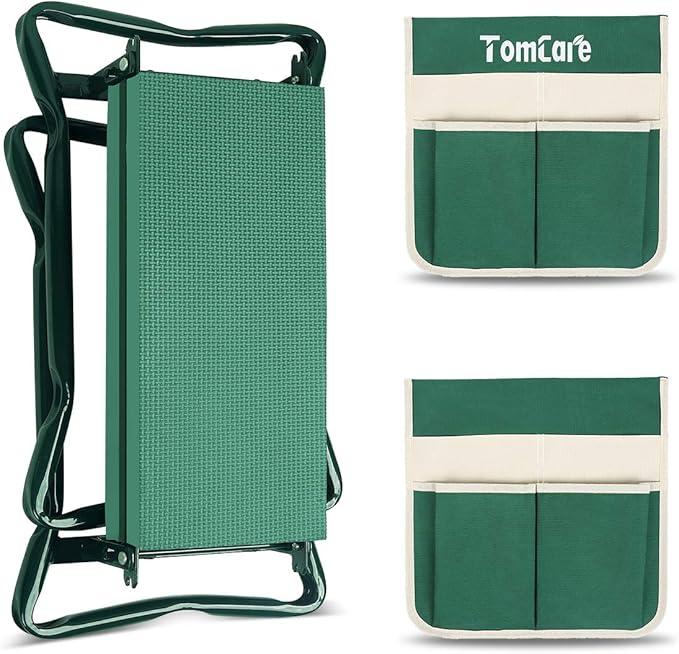 TomCare Upgraded Garden Kneeler Seat Widen Soft Kneeling Pad Garden Stools - Image 4