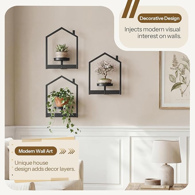 HOOBRO Wall Plant Holder, Wall Planters - Image 3