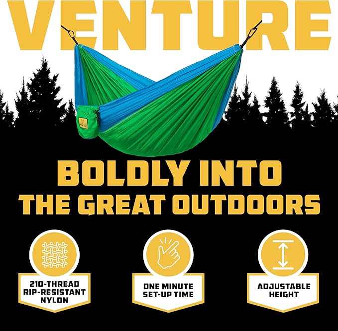 Wise Owl Outfitters Camping Hammock – 500lbs Portable Hammock - Image 3