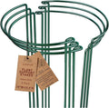 6 Pack Plant Support Stakes, 15.8" Half Round Metal Garden Plant Supports by Soupiar