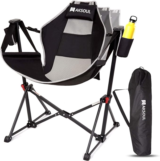 AKSOUL Hammock Camping Chair Swinging: Foldable & Portable Swing Chairs by AKSOUL