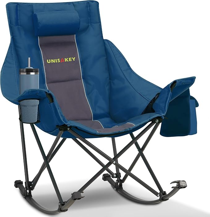 Oversized Rocking Camping Chair by Unknown