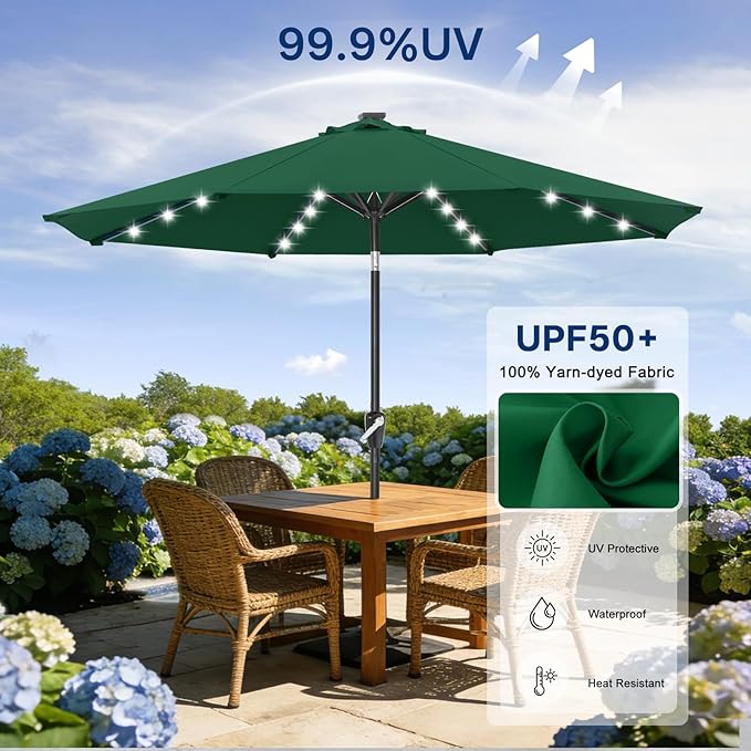 ABCCANOPY 10FT Durable Solar Led Patio Umbrellas - Image 5