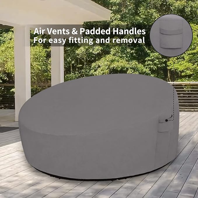 Easy-Going Heavy Duty 600D Outdoor Daybed Cover 75 Inch UV Resistant Patio - Image 5