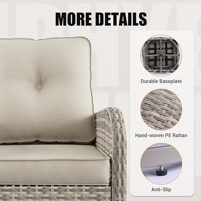 9-Piece Outdoor Patio Furniture Set - Image 7