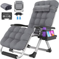 Suteck Oversized Zero Gravity Chair, 29In XL Outdoor Recliner Chair w/Removable by Suteck