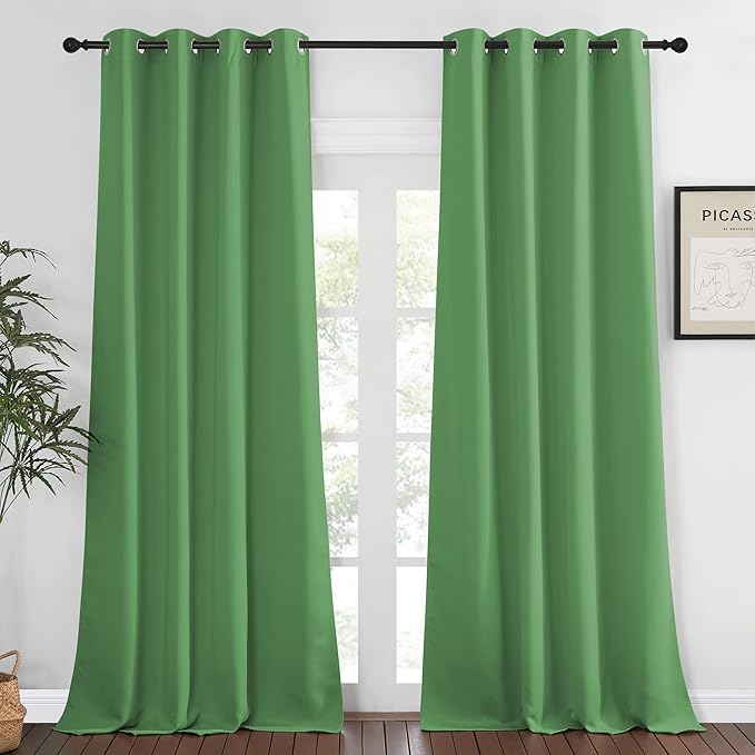 NICETOWN Bedroom Curtain Room Darkening Drapery 102 inches Length by NICETOWN